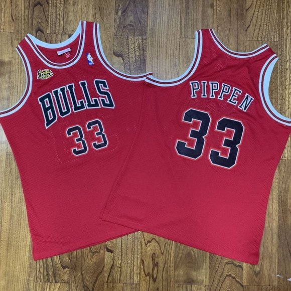 scottie pippen red jersey